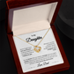 To My Daughter/ Love Knot Necklace