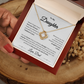 To My Daughter/ Love Knot Necklace
